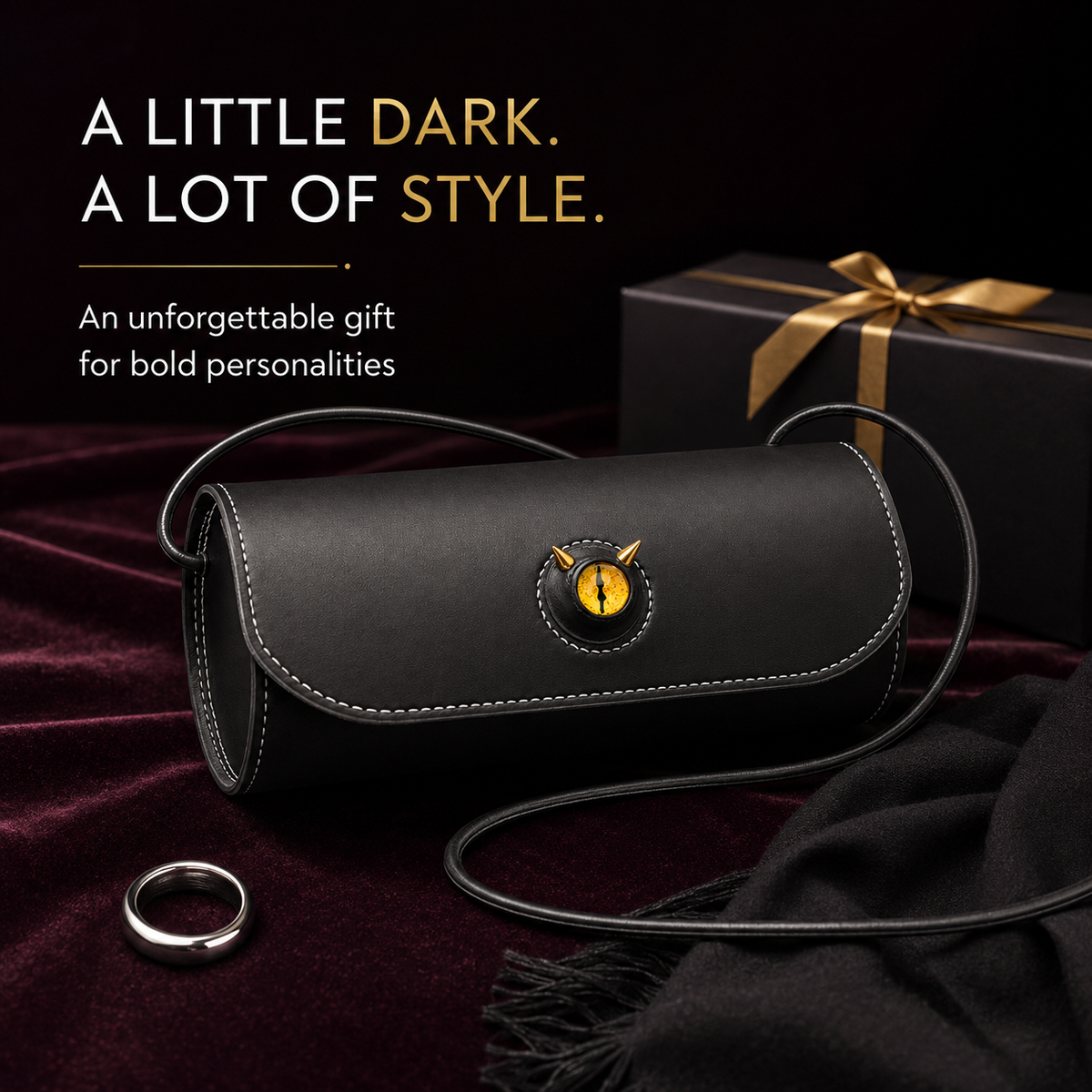 Demon Eye Mini Barrel Shoulder Pouch