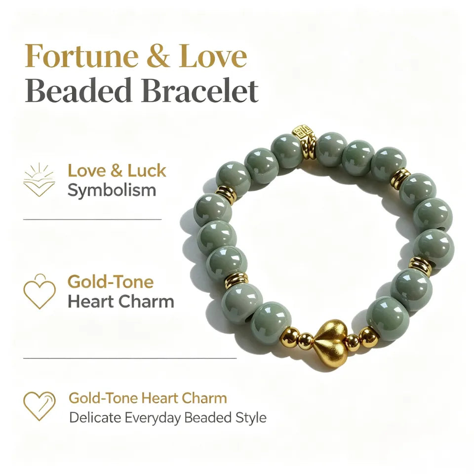 Fortune & Love Beaded Bracelet