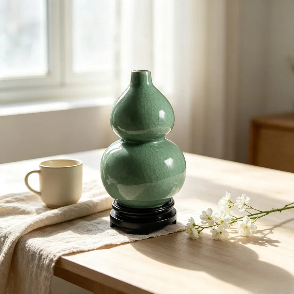 Gourd-shaped vase decoration item