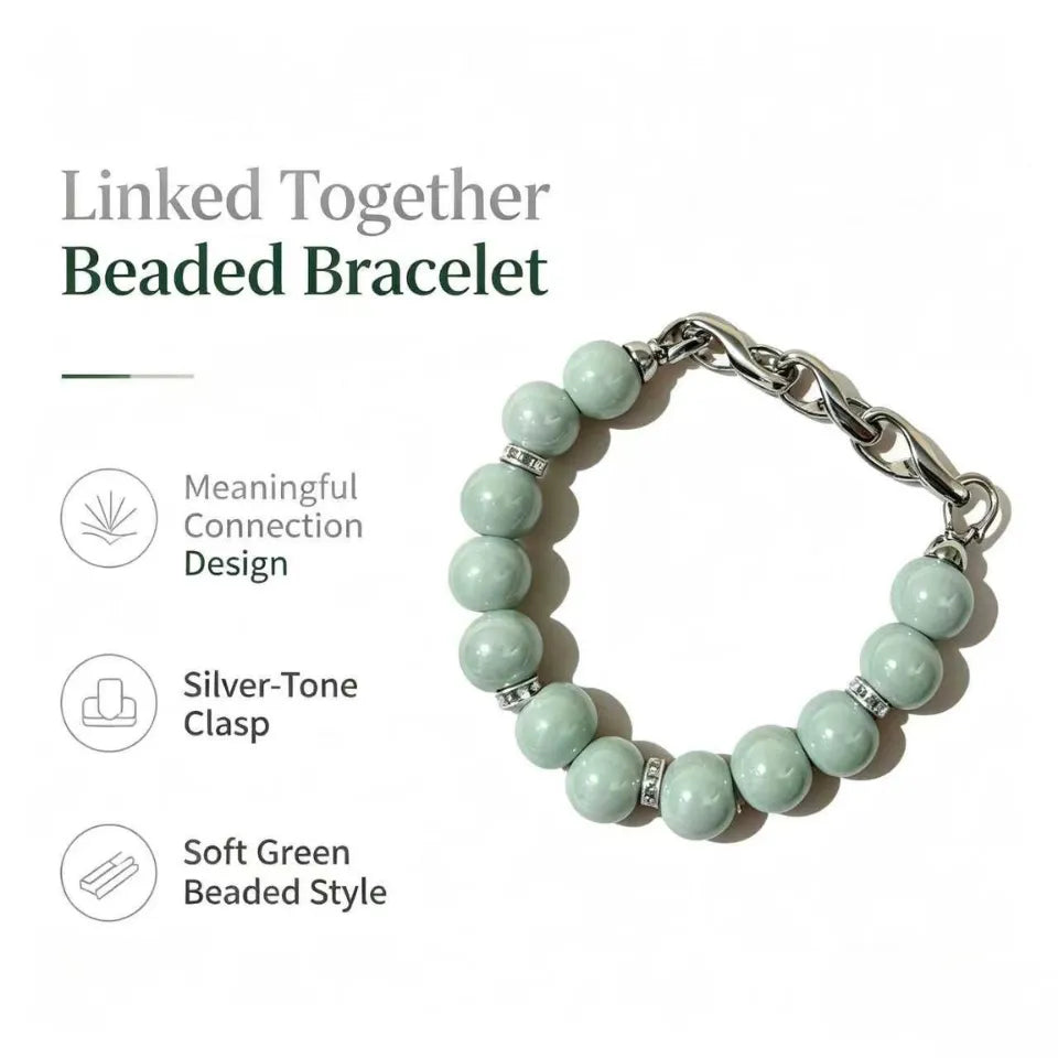 Linked Together Beaded Bracelet