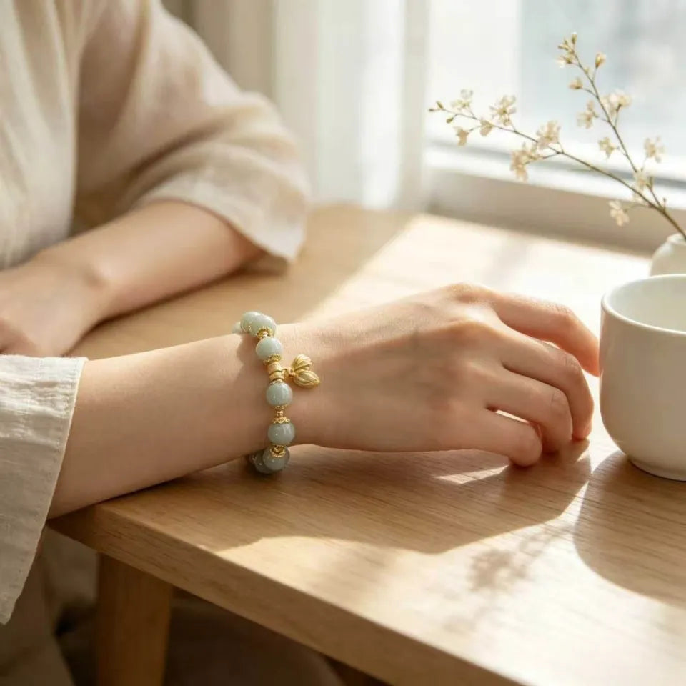 Pure Lotus Beaded Bracelet