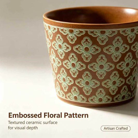 Bao Xiang Floral Ceramic cup
