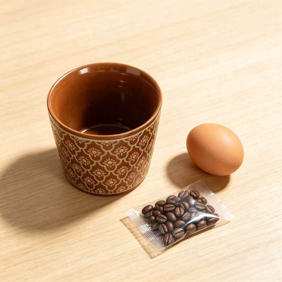 Bao Xiang Floral Ceramic cup