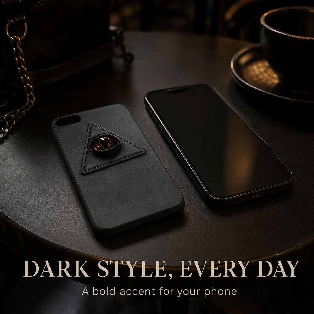 Stereo Demon Eye Embossed Phone Cover