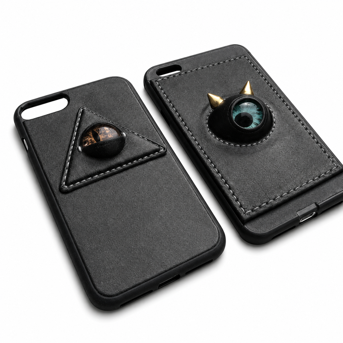 Stereo Demon Eye Embossed Phone Cover