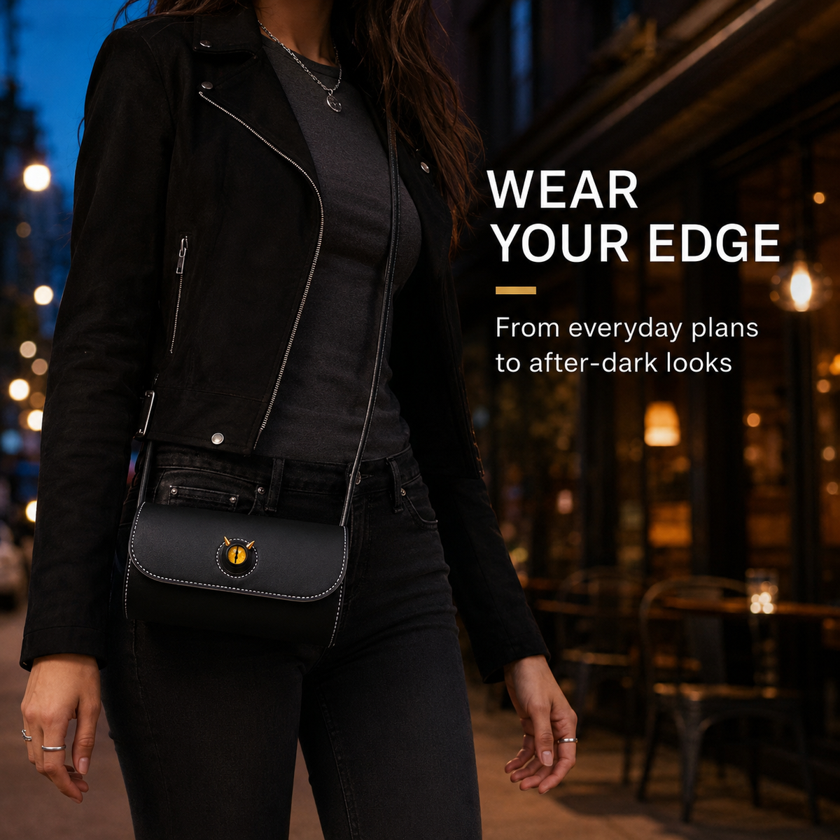 Demon Eye Mini Barrel Shoulder Pouch