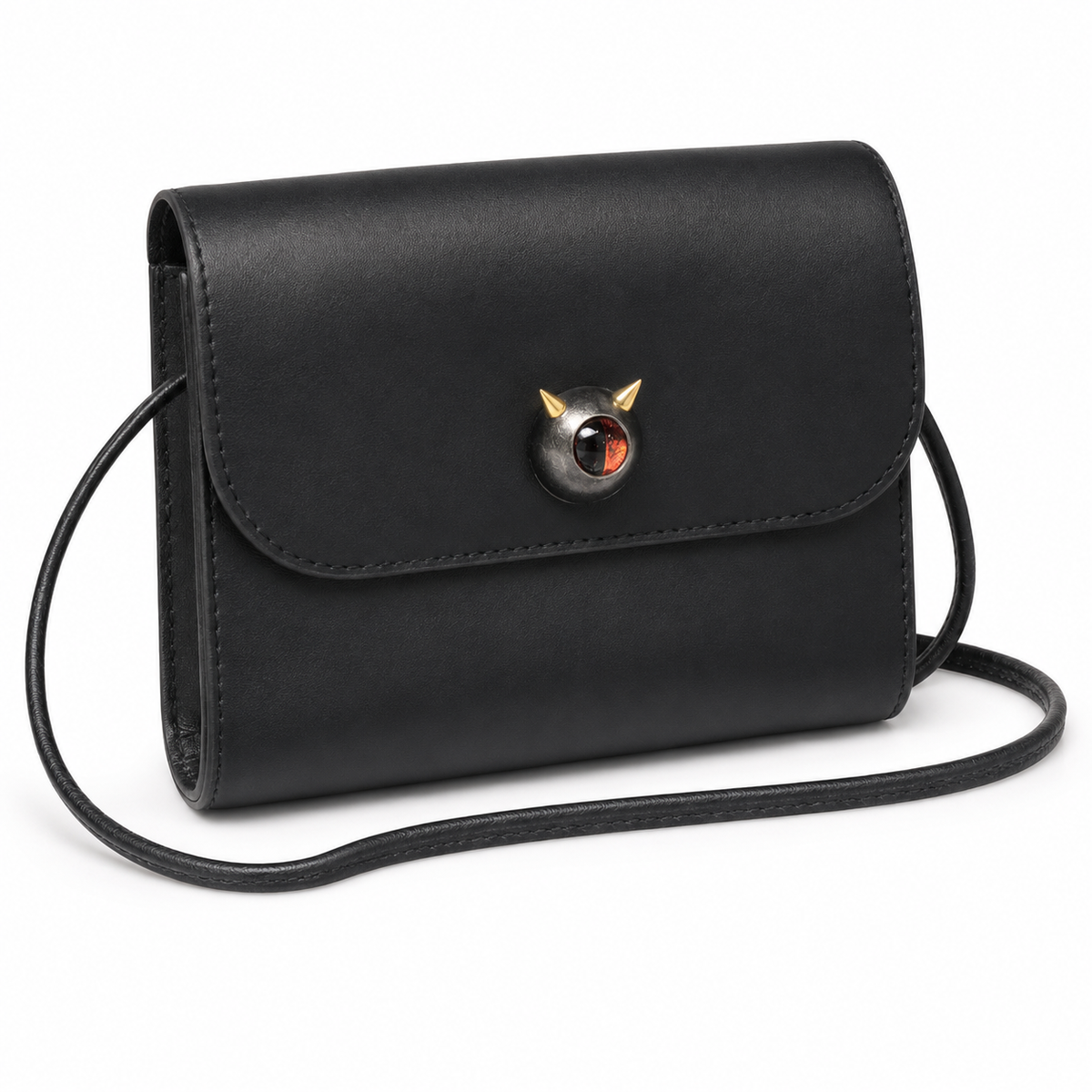 Stereo Demon Eye Small Square Shoulder Purse