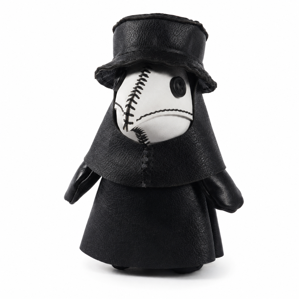 Handmade Plague Doctor Leather Figurine