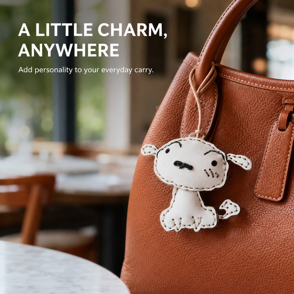 Cute Shiro Cowhide Decor Ornament