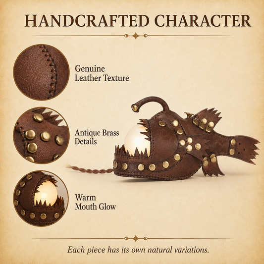 Anglerfish Leather Ambient Lamp