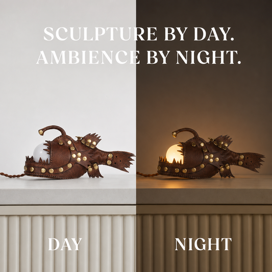 Anglerfish Leather Ambient Lamp