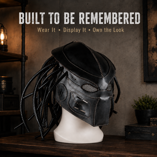 Predator Leather Helmet Mask