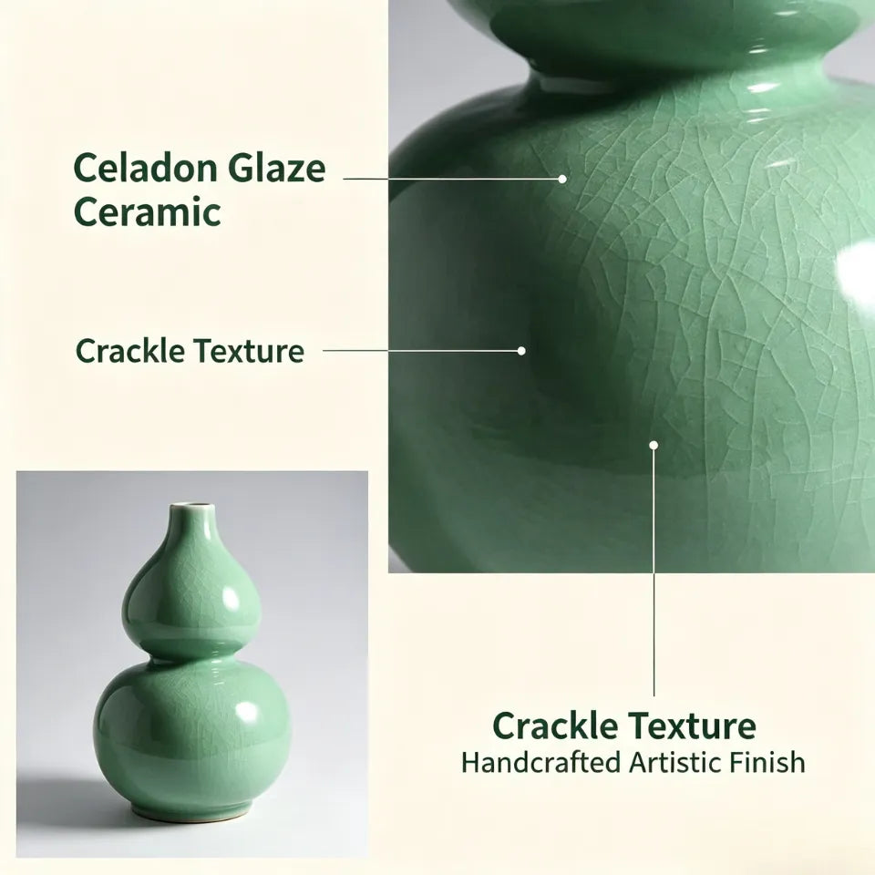 Gourd-shaped vase decoration item