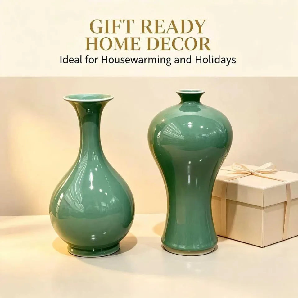 Jade Spring Vase & Beauty Drunk Vase