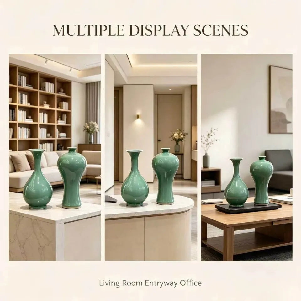 Jade Spring Vase & Beauty Drunk Vase