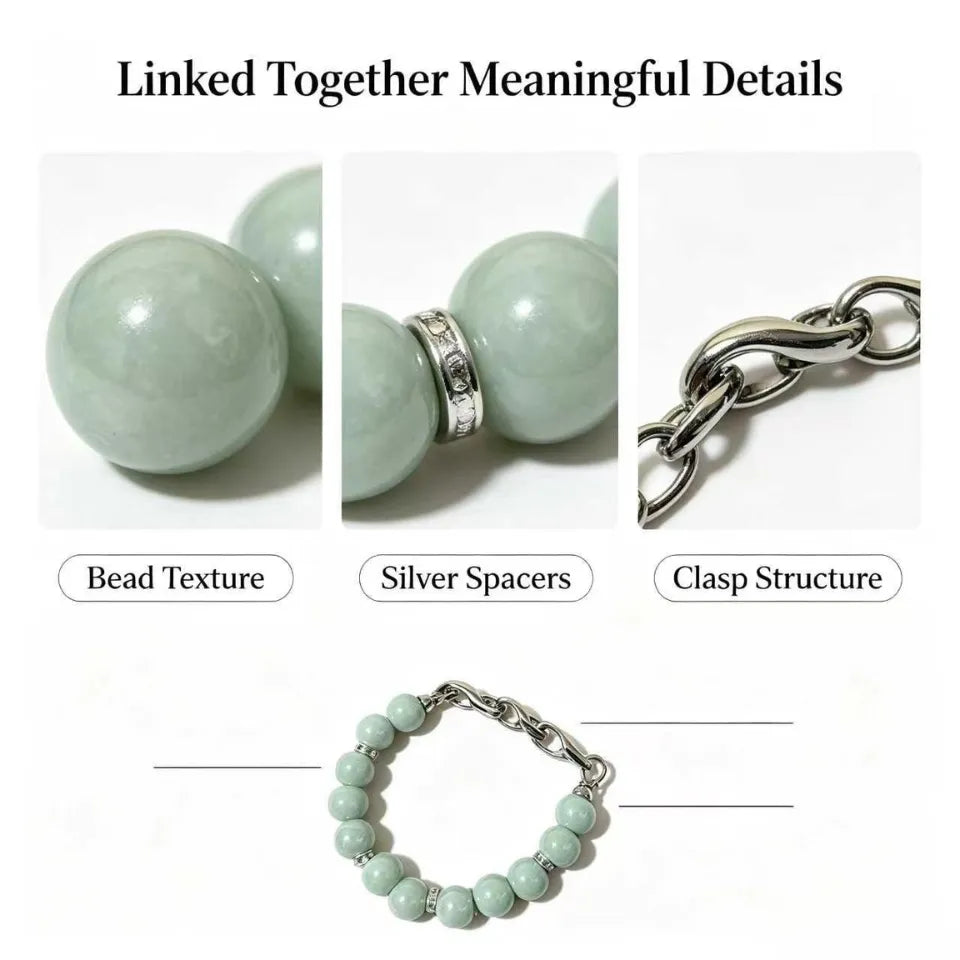 Linked Together Beaded Bracelet