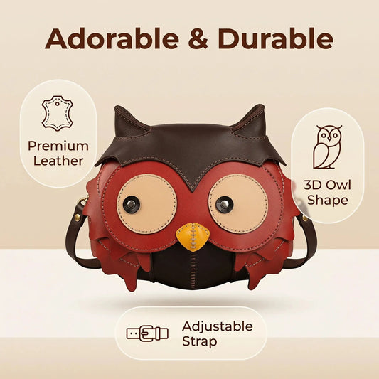 Owl-shaped Crossbody Bag