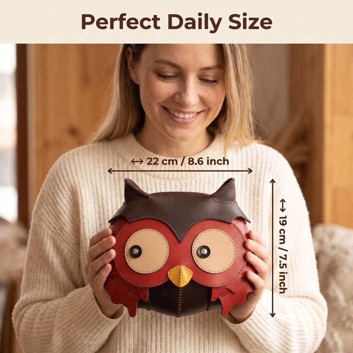 Owl-shaped Crossbody Bag