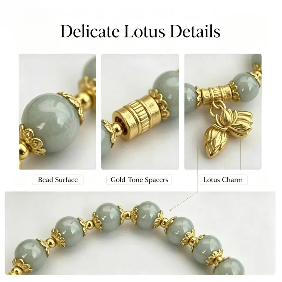 Pure Lotus Beaded Bracelet