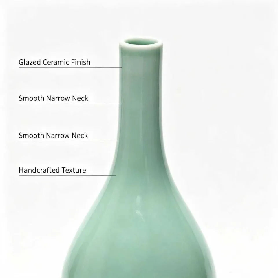 Pure Water Bottle Celadon Vase