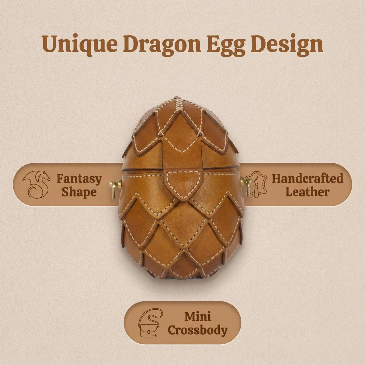 Vintage Dragon Egg Mini Purse