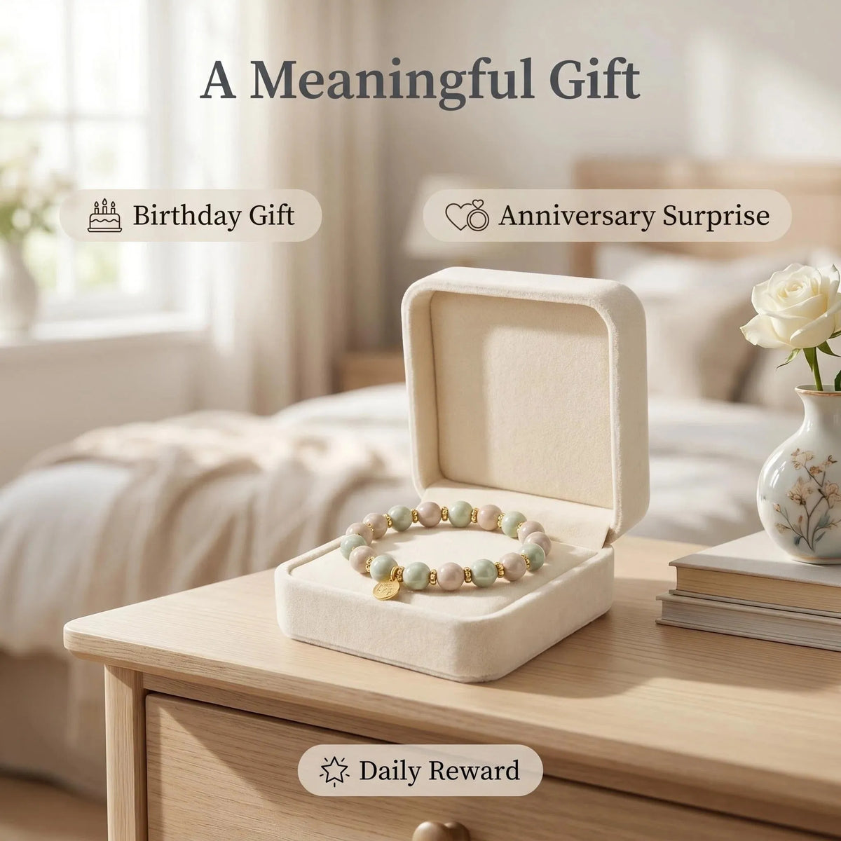West Lake Memory Bead String Bracelet